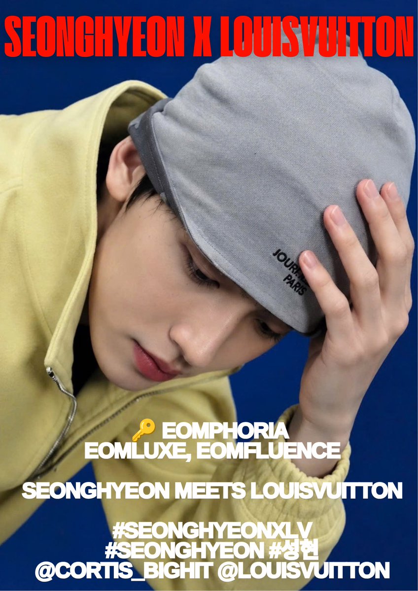 eomlandvnfp's tweet photo. 📢 MASS TRENDING — SEONGHYEON × LOUIS VUITTON 

EOM LOVERS, LET’S MAKE SOME NOISE FOR OUR BOY AND LOUIS VUITTON! 🗣️🔥 

SEONGHYEON MEETS LOUISVUITTON

#SEONGHYEONxLV
#SEONGHYEON #성현
@cortis_bighit @LouisVuitton https://t.co/v3lvuZ38VG