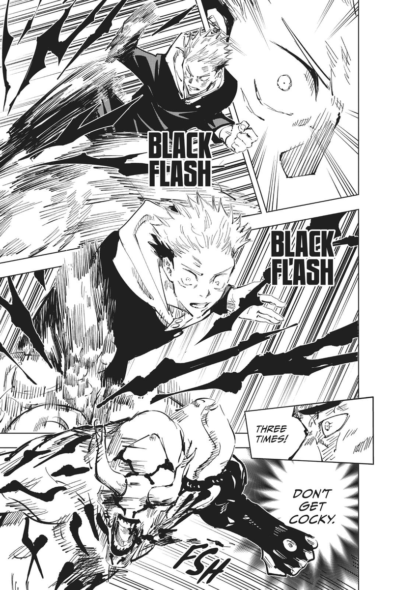 BiasYujiFan's tweet photo. Yuji landed 5 Black Flashes/Equaled the Consecutive Black Flash record (4) after only being introduced to the existence of it like 20 Minutes prior by Todo
Why's it so hard to believe that the Greatest User of Black Flash learned how to do it at Will after 68 Years of experience? https://t.co/Gnj4p2QaYL
