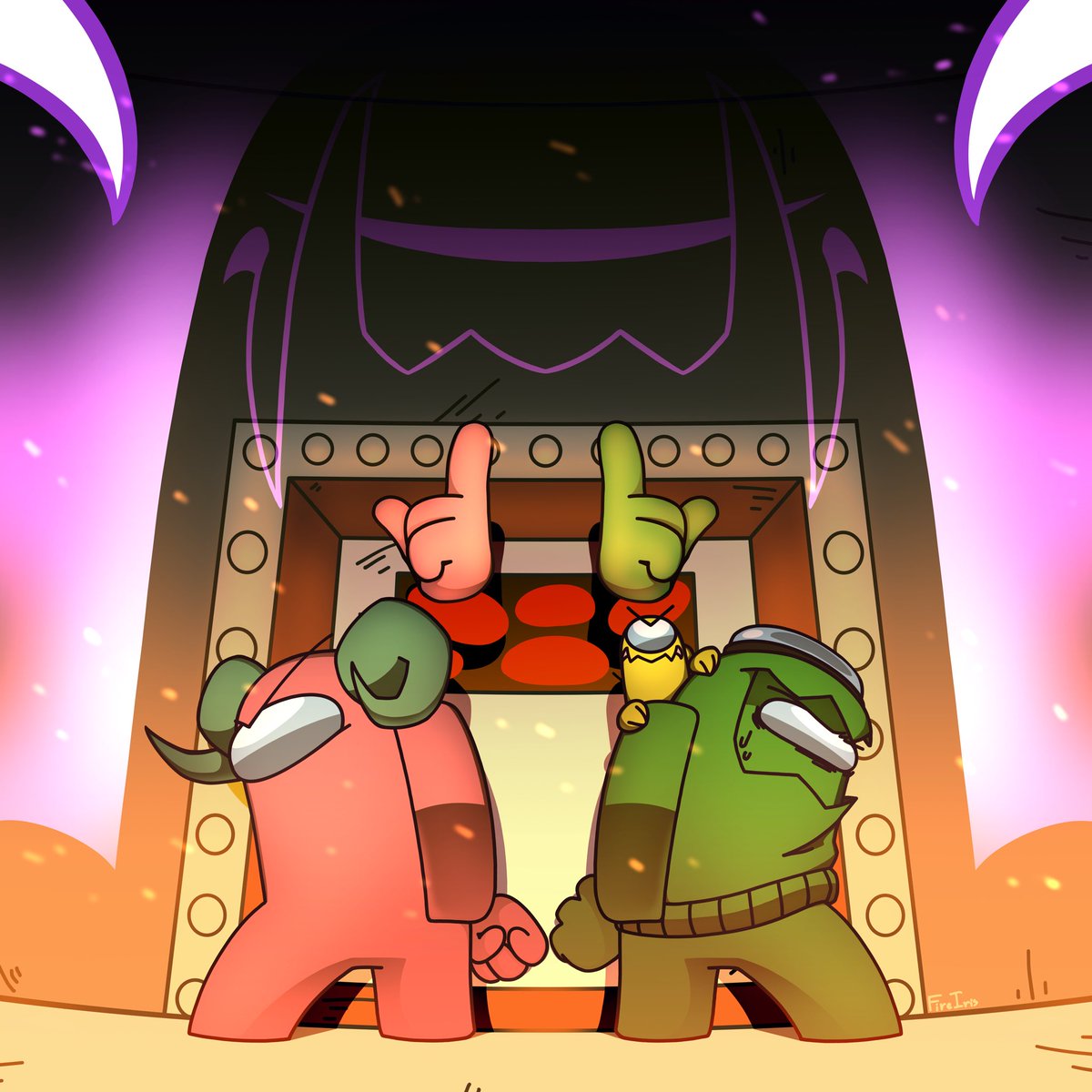ItzFireIris's tweet photo. Almost caught up with all my finished among us stuff, I think it’s just the comic that’s left
Redraw of CG5’s Masquerade cover with Coral and Green

#amongus #amongusart #rodamrix #rodamrixfanart #amongusshow https://t.co/V5FfWRHTk3