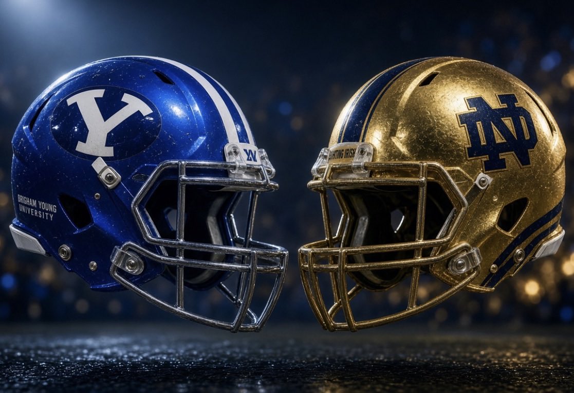 marcus_y's tweet photo. The stage is set!  Mormons vs Catholics 
2026.  #byu https://t.co/CqrKDvWYN6