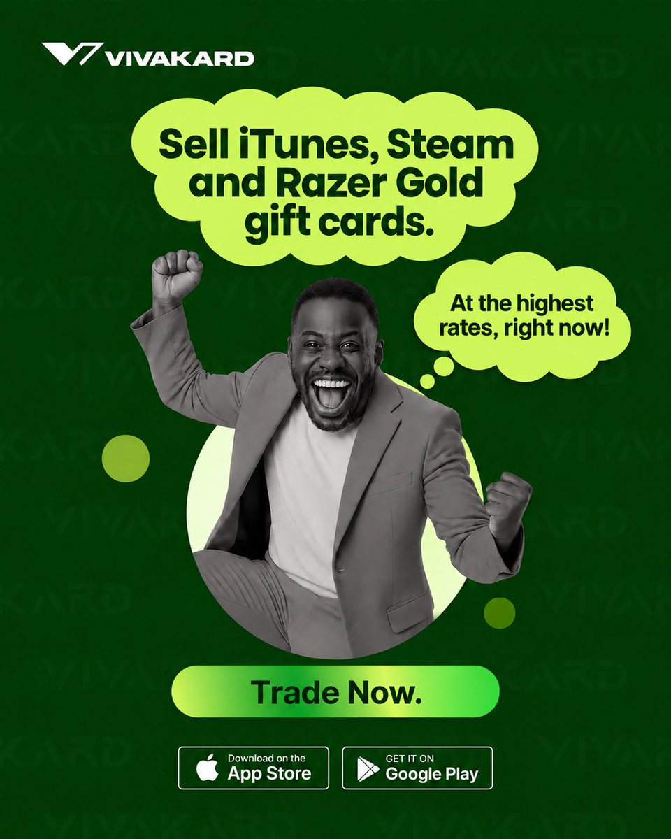 VivakardApp's tweet photo. Lots of gift card types accepted, and higher rates offered. Checked us out!!
#Vivakard #NoCompromise #TradeNow https://t.co/tynT7XDGlK