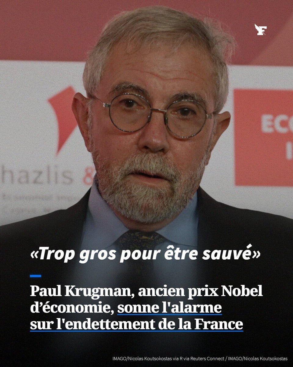 Le_Figaro's tweet photo. Comptant parmi les voix les plus influentes de l’économie mondiale, le lauréat du Nobel en 2008 estime que la France est devenue «l’homme malade du monde occidental». →https://t.co/dECcmaaxgf https://t.co/BjvPyx7NgF