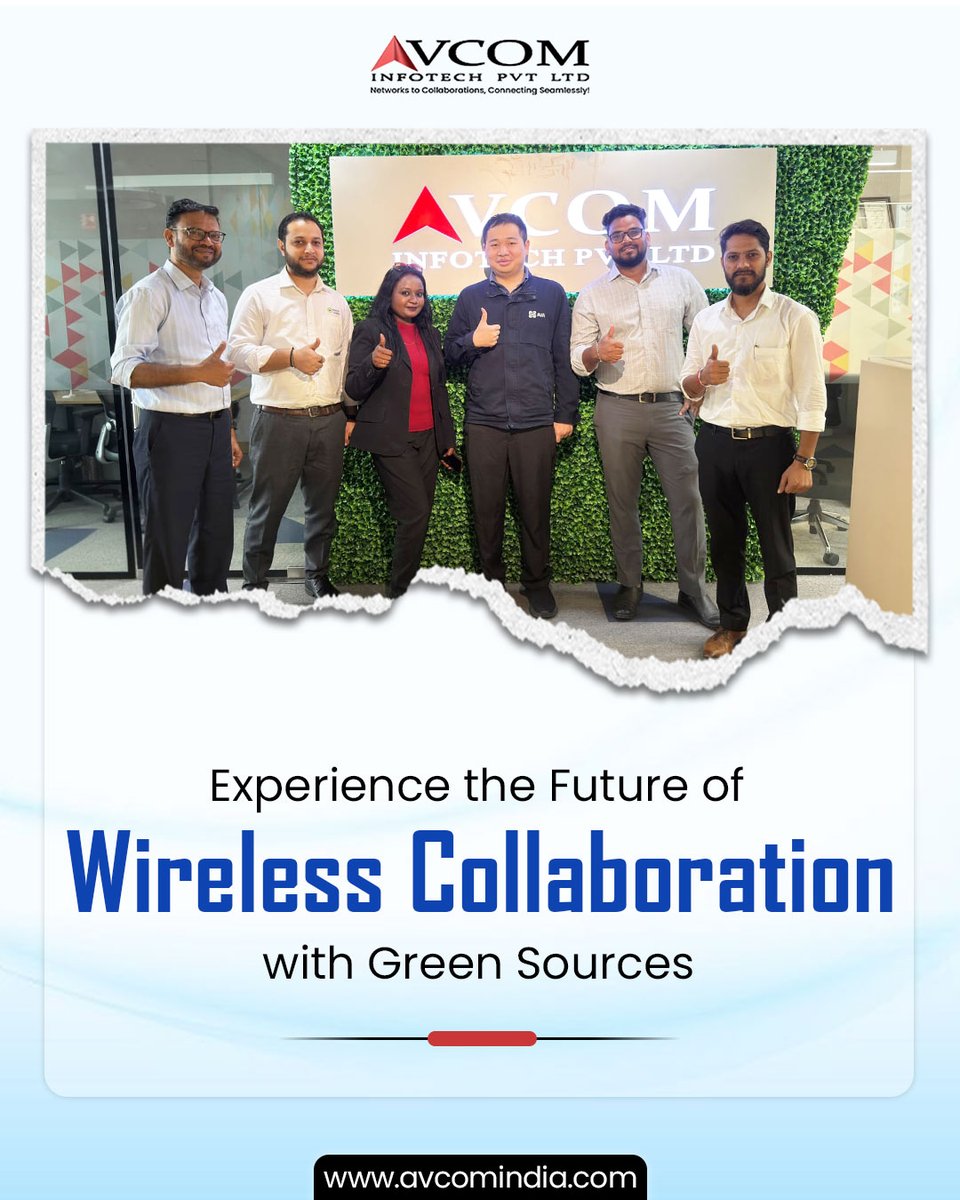 avcom_ltd's tweet photo. Technology in Action at AVCOM! 🚀
We hosted the Green Sources team for a hands-on demo of the AVA Wireless Presentation System, exploring seamless content sharing and smarter meeting room collaboration.
#AVCOM #AVTechnology #WirelessPresentation #ProAV #AVSolutions https://t.co/f83yQCXWoB