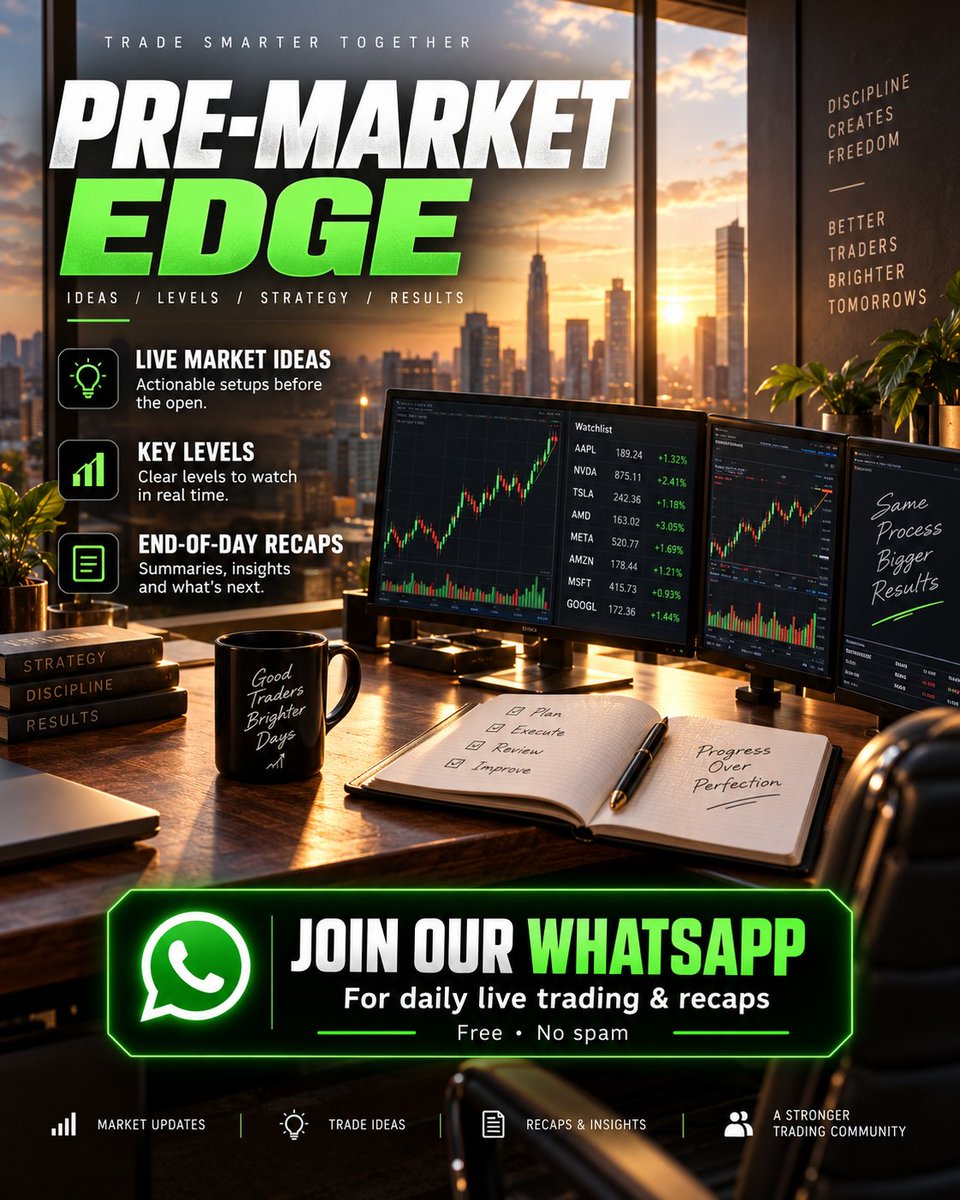 Pio1ter's tweet photo. Today's follower bonus: join my WhatsApp and you'll get my next-session watchlist, market thoughts, and the names I'm watching for fresh momentum. Claim it today to see what I'm prioritizing next 👇 👇 https://t.co/DCkXeVNZ7r https://t.co/SXntJ81G72