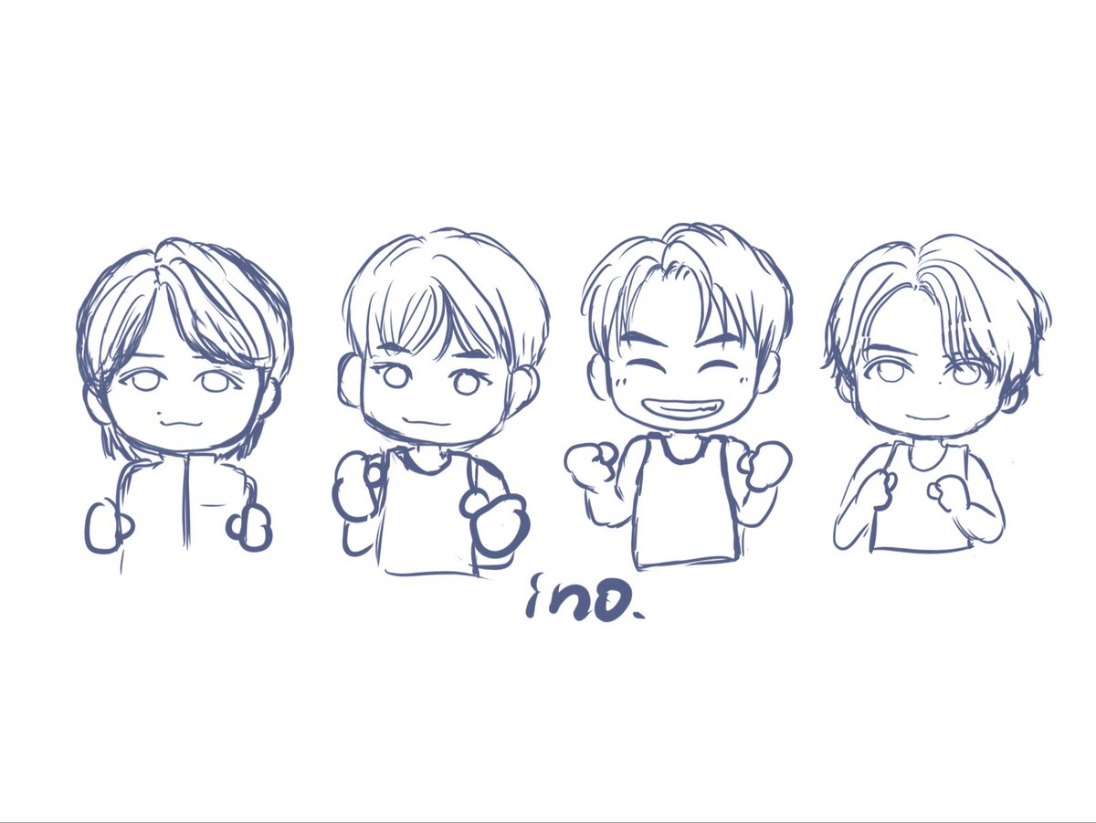 inoria10's tweet photo. オレハコの生放送SP見ながら描いてたおっくん虎さん菅生くんもっくん落描き
いつかランナー全員描いてみたいな
放送楽しみだね https://t.co/nw2lfkwHOY