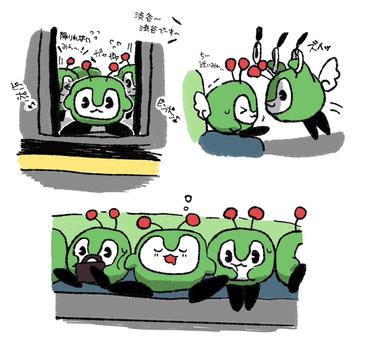 MARU_SUMIZOO's tweet photo. 悪いみんくるのファンアートです https://t.co/PHgbgavc6d