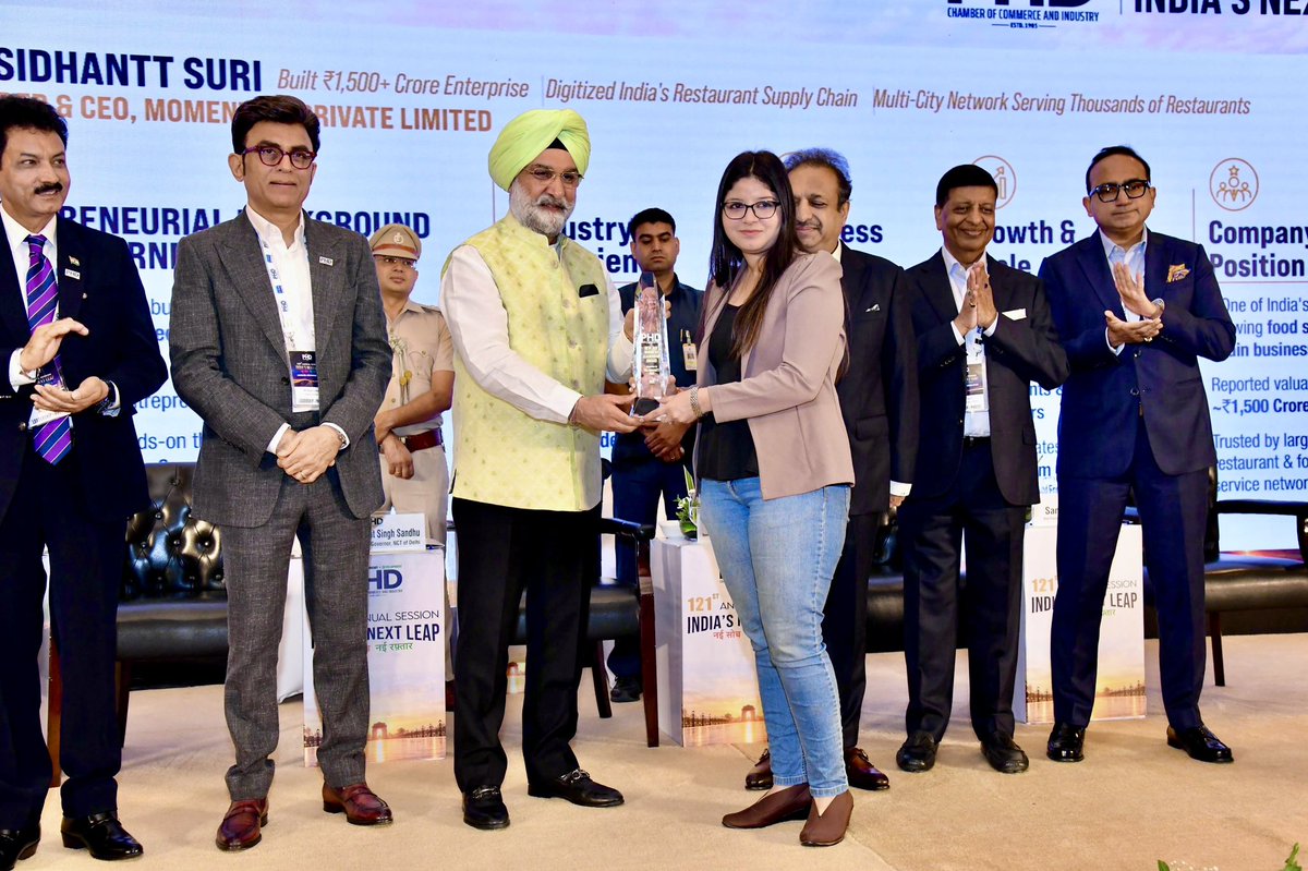 LtGovDelhi's tweet photo. Addressed the 121st Annual Session of PHD Chamber of Commerce and Industry today, marking a milestone in India’s enterprise journey.

Under PM Shri @narendramodi Ji’s leadership, India has advanced steadily on Ease of Doing Business. The next imperative is Ease of Scaling, Ease of Innovating and Ease of Building - to create jobs, unlock enterprise and accelerate growth.

Delhi can lead by connecting large industries, MSMEs and start-ups in a dynamic, globally connected ecosystem.

Quality, innovation and value creation will define competitiveness. A friction-free, future-ready Delhi can be a powerful engine of #ViksitBharat.