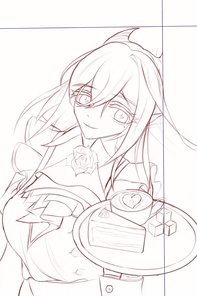 Pink_Rosesy's tweet photo. Try to finish this as fast as I can! https://t.co/DbjolfsUDX