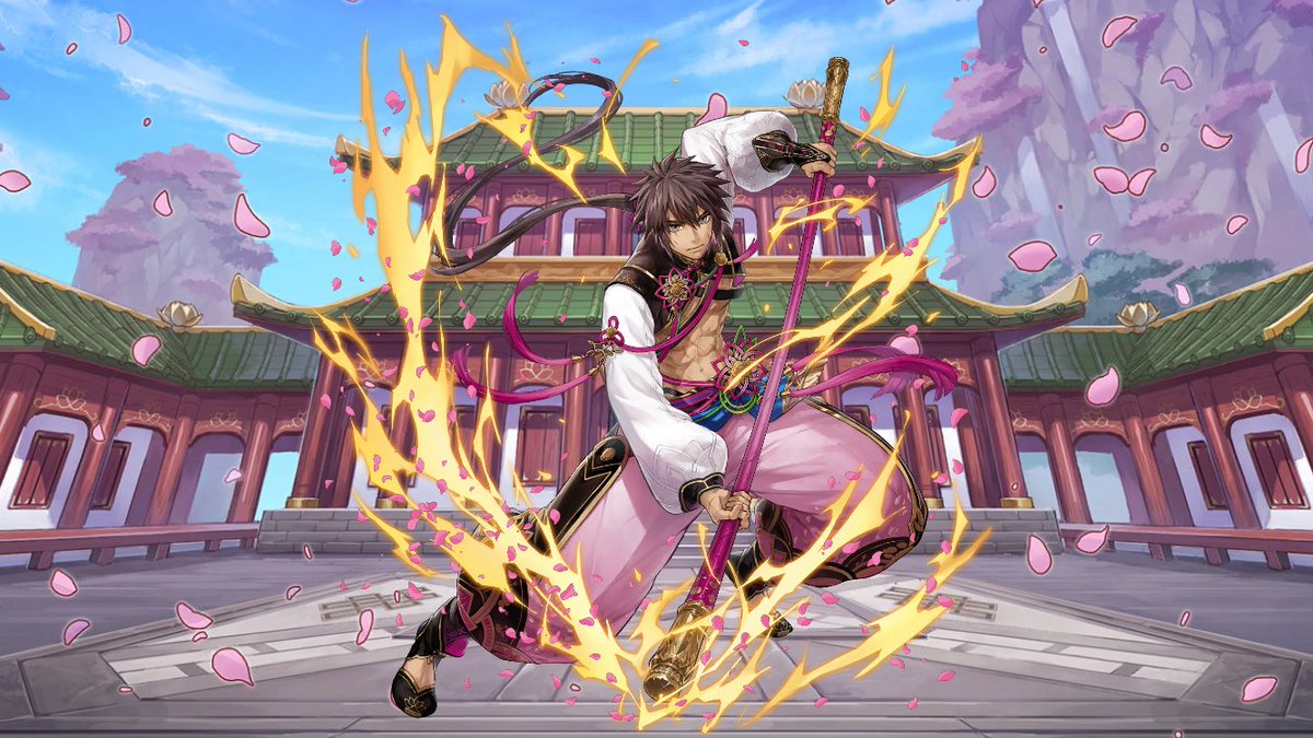 uroko_oo's tweet photo. 【お仕事】幻想水滸伝 STAR LEAPで現在実施中のイベントRPG「乱れ華を継ぐ者」に登場するランドウのイラスト担当しております🌸
イベント報酬ですのでぜひお迎えください〜

バトルのドット絵が重心低くてかっこいい
（3枚目はファンアートです）

＃幻想水滸伝 ＃幻想水滸伝スターリープ ＃幻水SP https://t.co/iWpccl94td