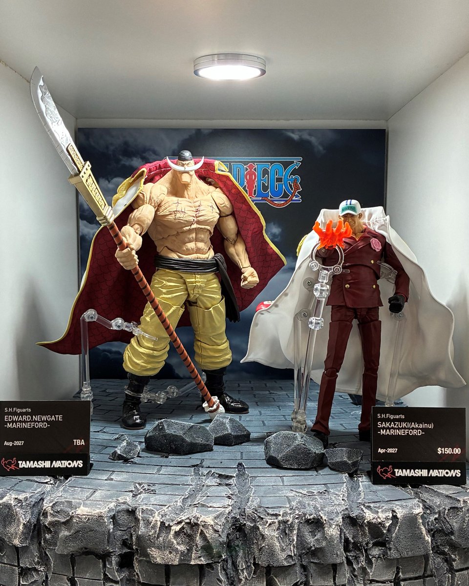 t_features's tweet photo. ◤New York Comic Con 2026 INFORMATION◢

#NYCC2026 のTAMASHII NATIONS panelで初解禁となった「S.H.Figuarts エドワード・ニューゲート（白ひげ） -マリンフォード頂上決戦-」が会場展示に加わりました！
その量感、質感は必見ですのでお見逃しなく!!
#ONEPIECE #ワンピアーツ https://t.co/EILTrzsTxa