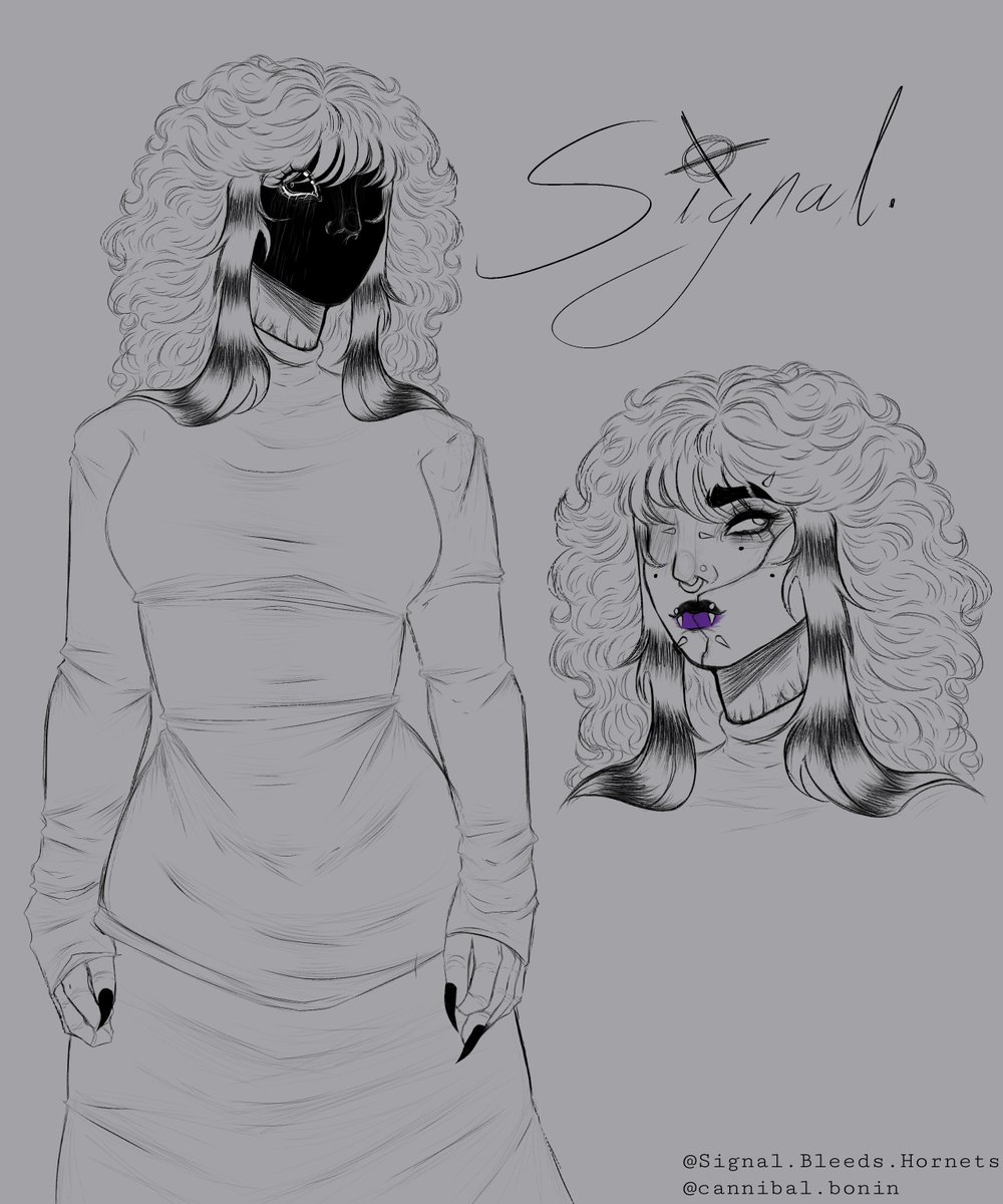 BoninBonnie_'s tweet photo. Signal :D 

#creepypastaoc #slenderverse #oc #creepypasta https://t.co/cUx7FZFeUZ