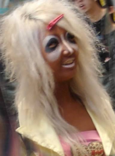PhantomPoyo's tweet photo. Going along with fav gyaru theme I also very much like Kanapanda👀 not much reason at all I just think her make is unique https://t.co/s9CPjpbV5r