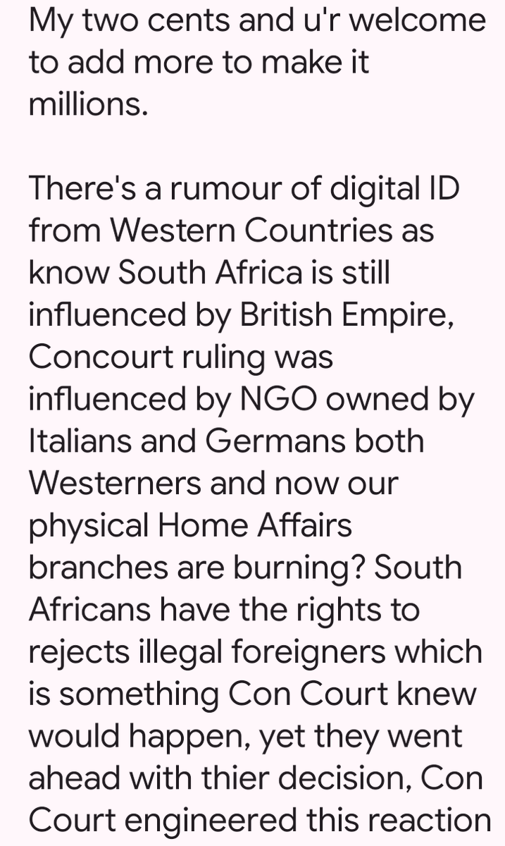 Interforce2030's tweet photo. @ZANewsFlash They should arrest the DA minister. https://t.co/JljzFI6Mz3