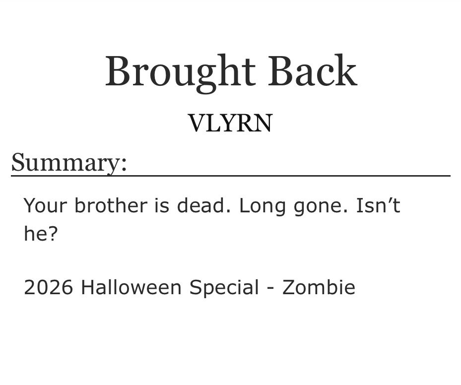 nerivlyrn's tweet photo. Halloween Weekend 2!
Jacaerys x reader, Zombie

Ao3 - https://t.co/y0k19YTjci https://t.co/u7hlZ5AnL6