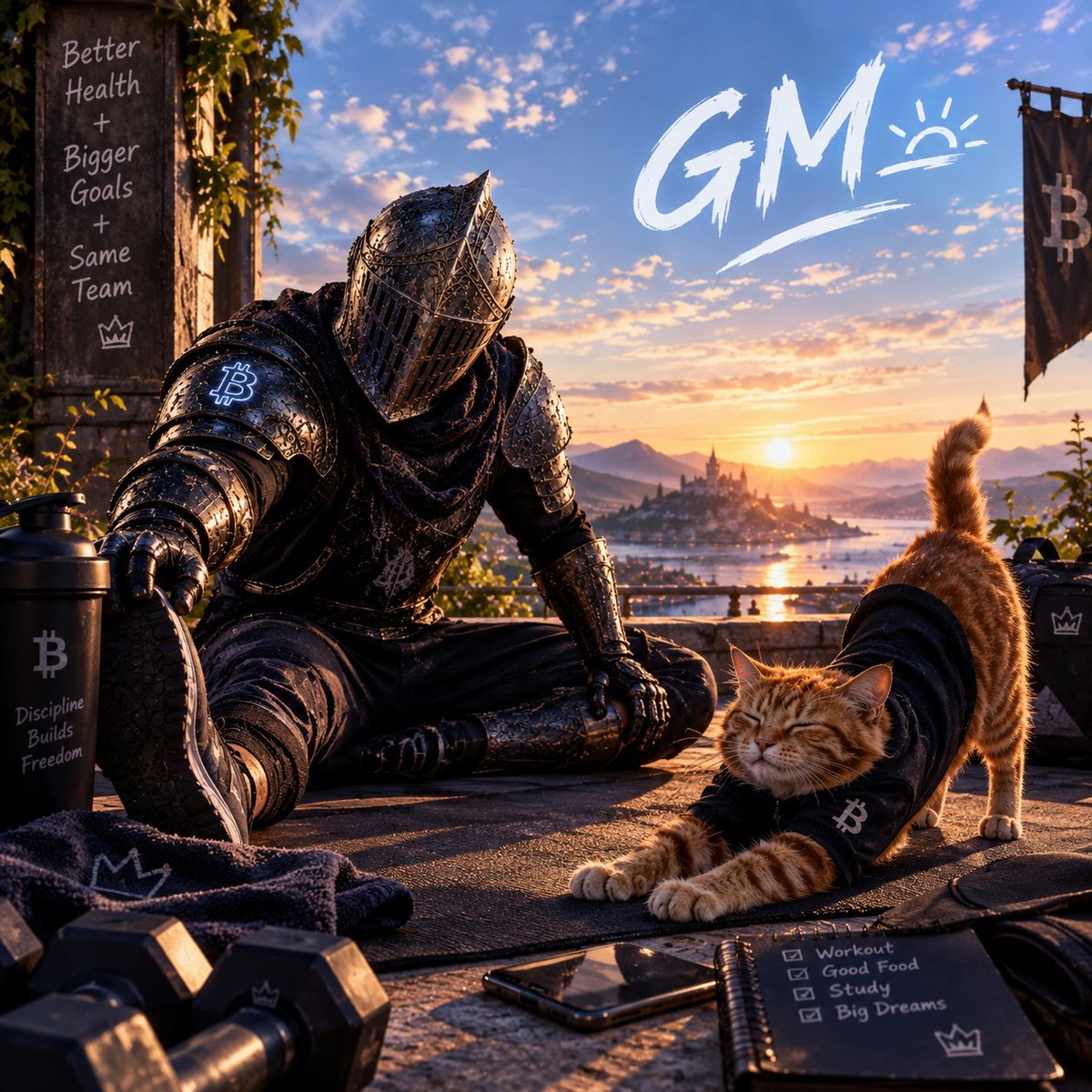 parsa_web3's tweet photo. GM frens ☀️⚔️
A little morning workout, a lot of big dreams. 🐈💪
Building discipline, one day at a time. ₿
What’s your morning routine? 👀 https://t.co/XEZSIlTueh