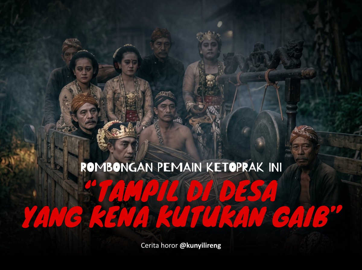 KunyilIreng's tweet photo. Gess, kalian percaya nggak ada satu dusun di Jawa Tengah yang saking terkutuknya, namanya sampe resmi dihapus dari peta Indonesia?

Ini kisah kelam Dusun Singget di Pati. Bekas kampung mati korban santet massal Belanda, yang puluhan tahun setelah itu viral gara-gara bikin satu rombongan ketoprak manggung semalem suntuk di atas kuburan tua!

A Horror Thread Dusun Mati yang Dihapus
@IDN_Horor @SudutTakKasat @bacahorror @C_P_Mistis @ceritaht @cerita_setann @Lakonstory @menghorror @threadhororr 
#horror #ceritahoror #bacahorror #suduttakkasat