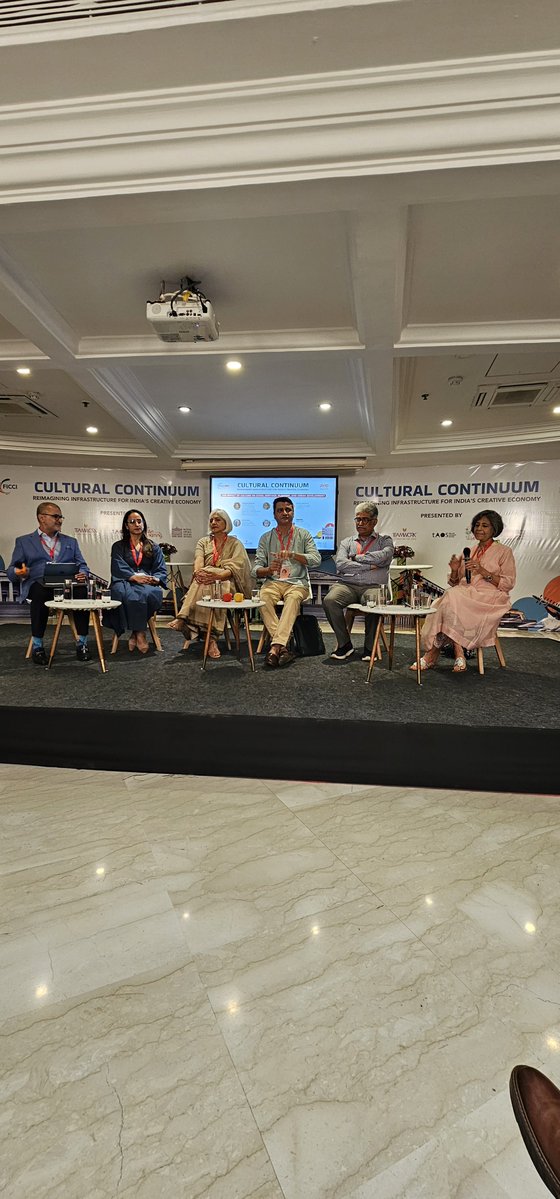SanjoyRoyTWA's tweet photo. Policies cannot be frozen, it must evolve through discussion with key stakeholders. Arti Kirloskar speaks #CulturalContinuum by @ficci_india & @AvidLearning @asadlalljee https://t.co/f76xUq2CGQ