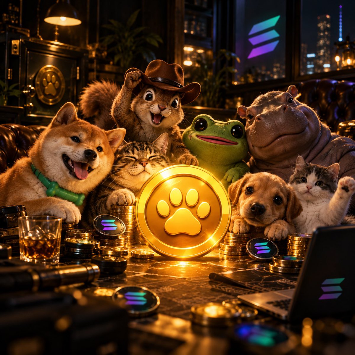 Animalc0in's tweet photo. The solana:Y9ccqrALa5Yr3Bxzv8NQe37KP1Yy9uTCSJuap4Cpump thesis:

🐾 A shared ecosystem for animal memecoins.

⚡ SOL holder rewards.

The PVE vision is bigger than one coin.

Build the network. Grow the community. https://t.co/wMzyZnpdCq