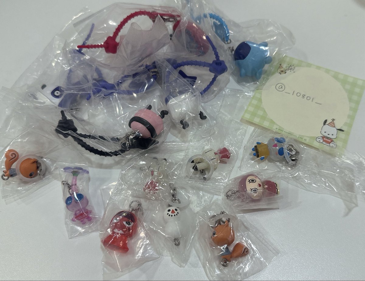 __lO8Ol__'s tweet photo. めじるしアクセサリー なりきりオイスター ラテクマ ラテくま めじるし サンリオ 当たりくじ 交換

〖譲〗
ポムポムプリン、ハンギョドン、シナモロール、マイメロディなど

〖求〗
1枚目 定価（2枚目から抱き合わせ必須）
3枚目、4枚目 300円〜 手渡しのみ

福岡市内で手渡し優先、郵送も可 https://t.co/thiiMbJdcx
