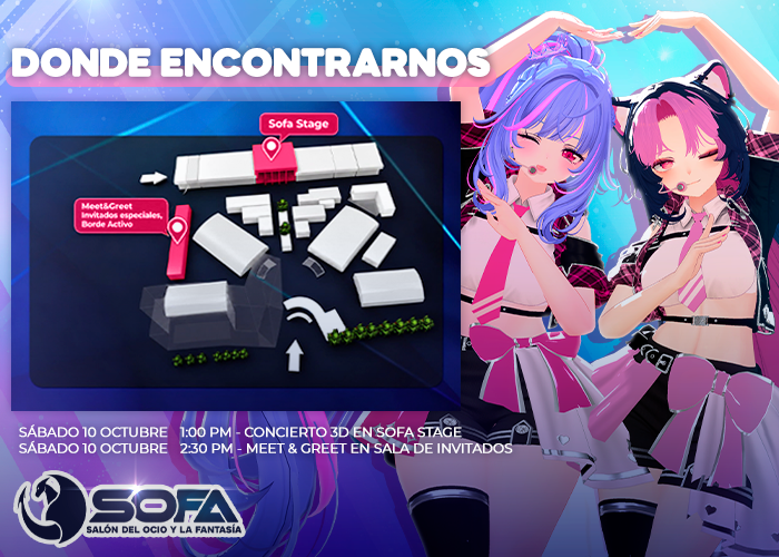 MeltyHitoru's tweet photo. ¡ES HOY! Ay que no me lo creo, pero ya estamos por vernos en el SOFA! 🇨🇴🤯

Recuerda que estaremos presentándonos en el Sofa Stage a las 1PM.
Y nuestro Meet & Greet será a las 2:30PM en la sala de invitados! 

¡Estoy muy nerviosa, con ilusión y un sinfín de emociones más! pero le pondremos todo el corazón y la magia Idol hará el resto✨

¡¡NOS VEMOS PRONTO!! MATA NEE 💙