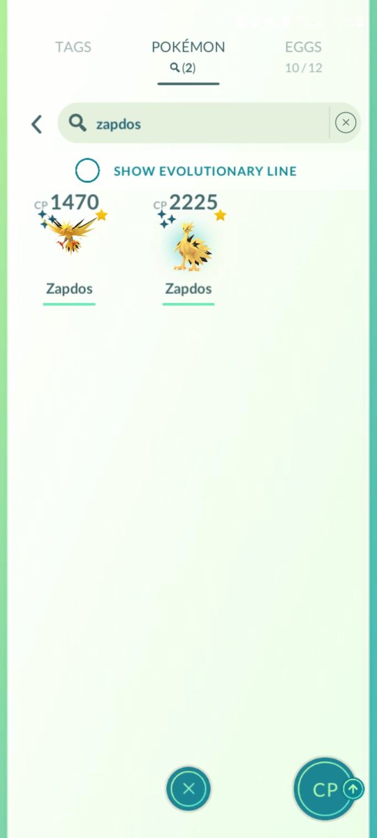 coconundrums's tweet photo. Just realized both my Zapdos's are shiny! https://t.co/Yisj421h04