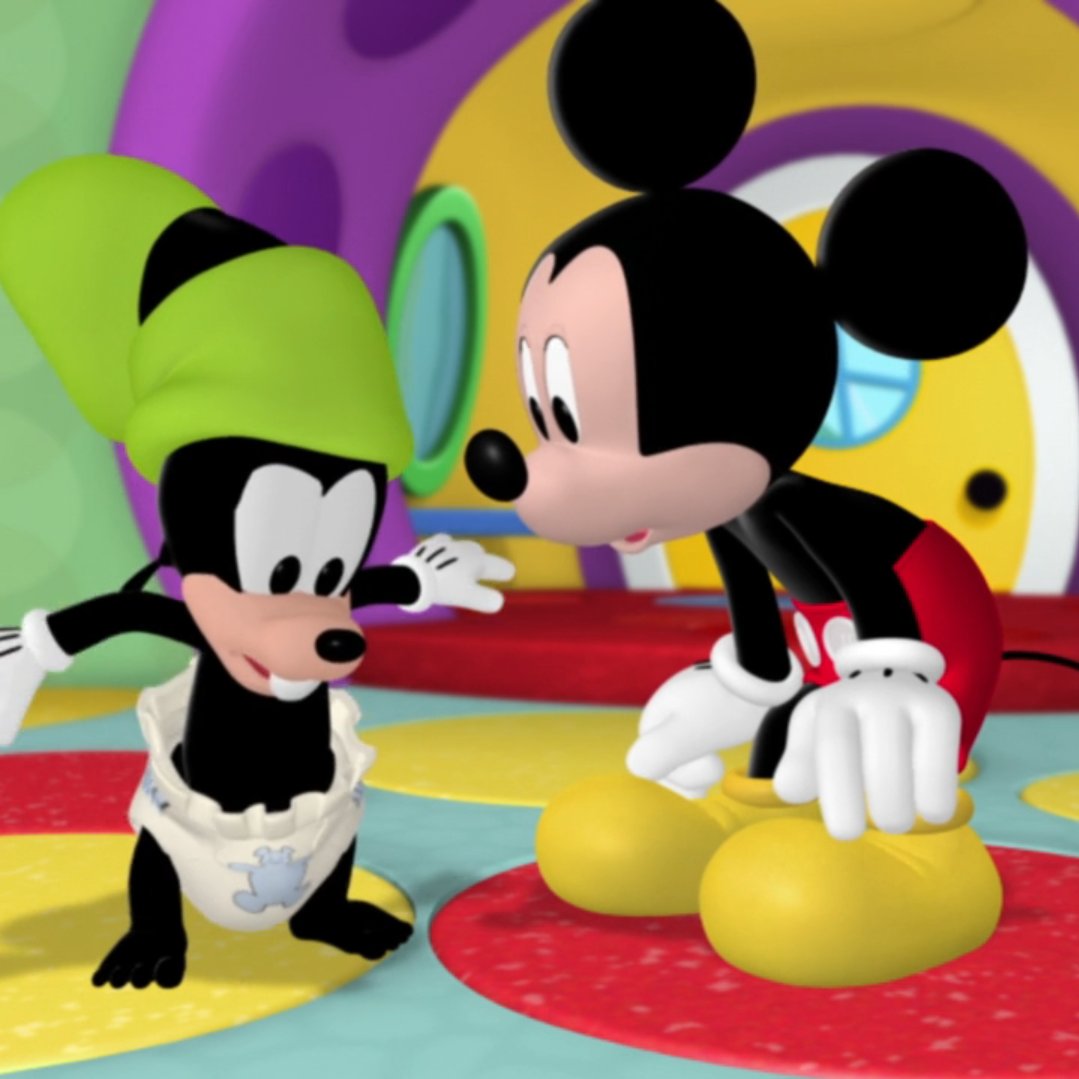 MMCHPLUS's tweet photo. Goofy will go back in time to kill his baby self in a new Mickey Mouse Clubhouse+ special premiering in 2027. https://t.co/wEfRJz8oLO