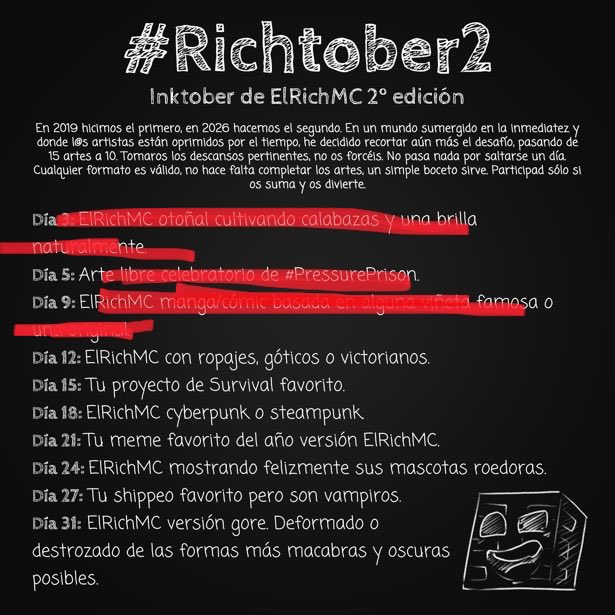 it_rinrinYum's tweet photo. Rich con Mr.tigger Chuks
#Richtober2 me dio flojera terminar el fondo oks? A demás lo hice en clases https://t.co/C2J8CajDEZ