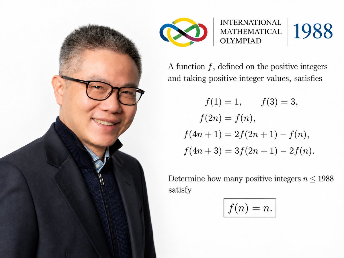 Math_files's tweet photo. In 1988, a 16-year-old Vietnamese student, Ngô Bảo Châu, scored a perfect 42/42 at the International Mathematical Olympiad.

Twenty-two years later, Ngô Bảo Châu received the 2010 Fields Medal for his proof of the Fundamental Lemma. https://t.co/p052FYlEe7