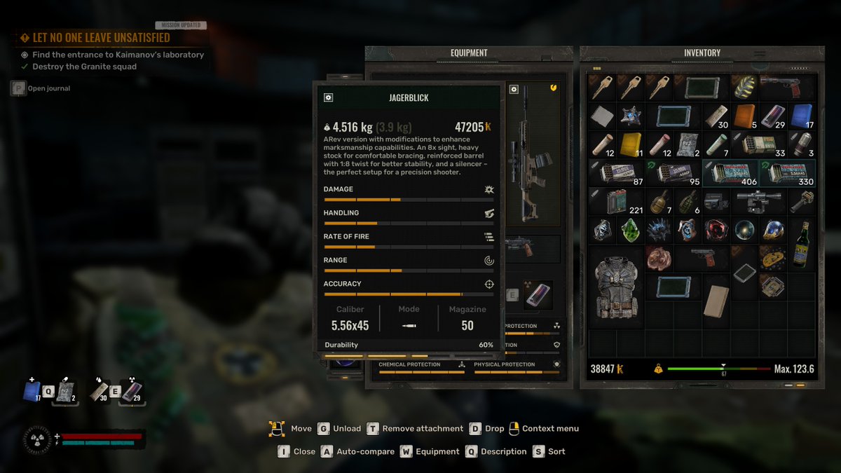 UponGoldenWings's tweet photo. Spoilers for S.T.A.L.K.E.R. 2

Just finished my recent Master run. Went for the Doctor ending. Scar was easily the hardest fight, went better than my first run though. The new Jagerblick makes Granite Squad a breeze, AP rounds one shot them to the head without the clunky gauss. https://t.co/R7HUhkOaVl