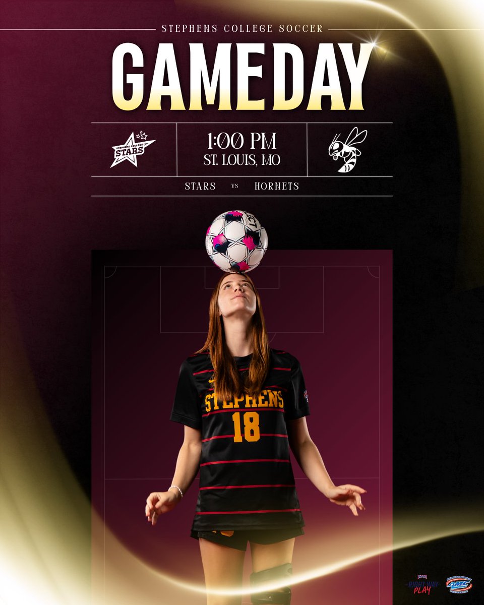 StephensWSOC's tweet photo. Road trip to St. Louis as we return to AMC play. Details ⬇️:

🆚Harris-Stowe State
🏟️Hornet Field
📍St. Louis
🕐1 PM
📺https://t.co/s48C8icERS

#FGB #StarsAthletics #StarsSoccer #TheRightWayToPlay https://t.co/Dyr8474SfU