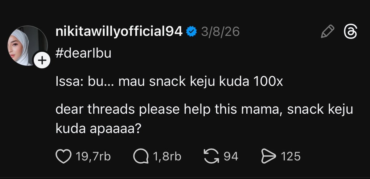widlofs's tweet photo. Issa anaknya Nikwil bikin geger 😭 minta snack ini udah sampe 100x. Emangnya snack keju kuda yg dimaksud Issa tuh apasih sebenernya?? sampe mamanya ikutan bingung 😭😭 https://t.co/pVACMr4BCv