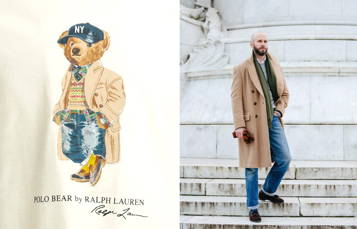 dieworkwear's tweet photo. I don't think men have to dress in any particular way, but if you have a lot of closet space, you can build a large wardrobe around dressing like the Polo Bear. https://t.co/mtK7HYcFEj
