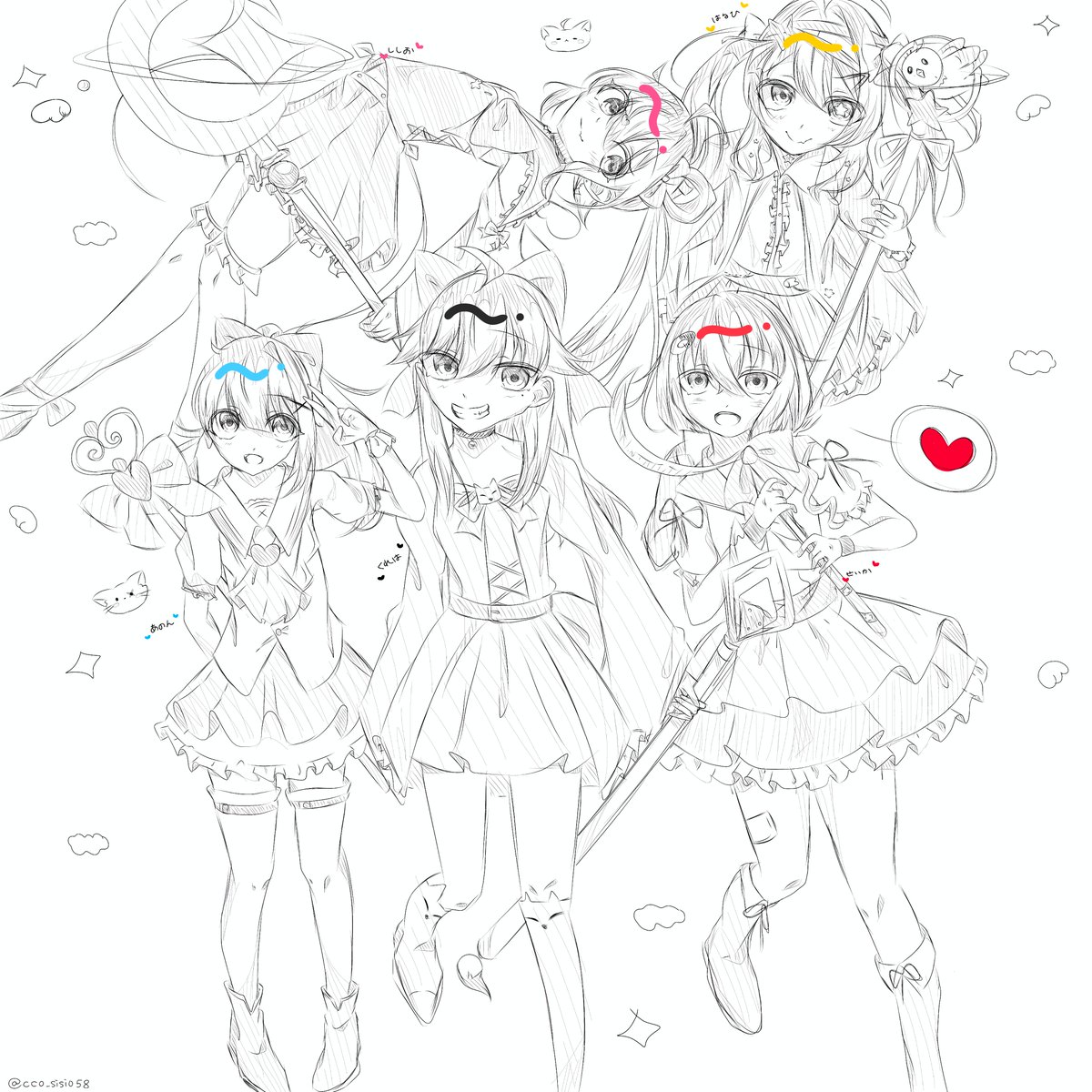 cco_sisio58's tweet photo. 🎀💙 魔法少女 #そらはねいろ 💙🎀

みんな可愛かった🥰️🥰️🥰️🥰️🥰️🥰️

 #illustration #イラスト https://t.co/lZ7Un9YRcV