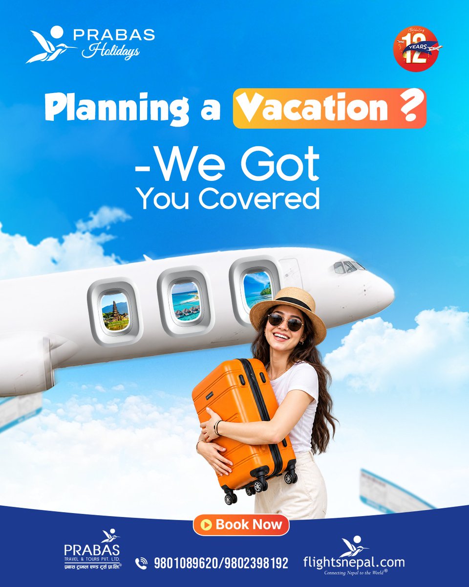 GomesTir's tweet photo. Less dreaming. More boarding. Your next great escape starts with Prabas Holidays. From tropical getaways to vibrant city breaks and cross-continent journeys, we’ve got your travel plans covered. Call: 014700922 | 9802398192 https://t.co/qMgMQAbaYT