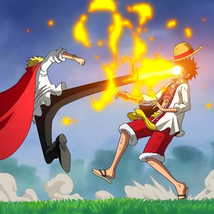 sanjisleghairr's tweet photo. “No matter how much you kick me, you're the one who's getting hurt!” https://t.co/l0xquD6cr2