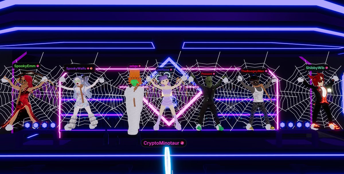 jae_name's tweet photo. @MAKEANFT @decentraland @Miguel_Amargo @SinfulMeatStick @DJvAPED MBRP 🕸️🕷️🎶💜✨ https://t.co/yhSIhhh5nr
