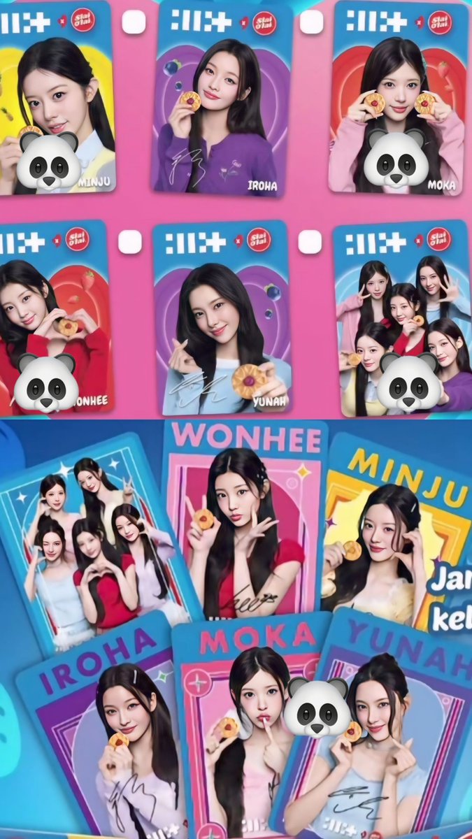 mariposhaaaa's tweet photo. WTT | Want To Trade

Photocard Slai O'lai X Illit
Have : In pict
Want : yang belum di kasih stiker panda, prefer wonhee minju + sekalian banyak

📍Jakarta
Bisa trade via 🍊 https://t.co/h1eltilAMv