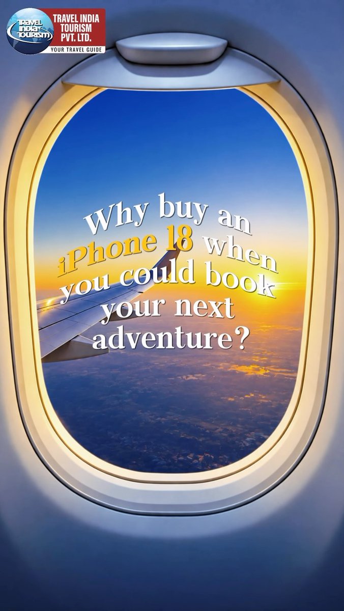Taynna_'s tweet photo. A new phone is forgotten in 12 months. A new destination stays with you for life. Choose wisely: the upgrade or the adventure? https://t.co/3LS2OwLA2J