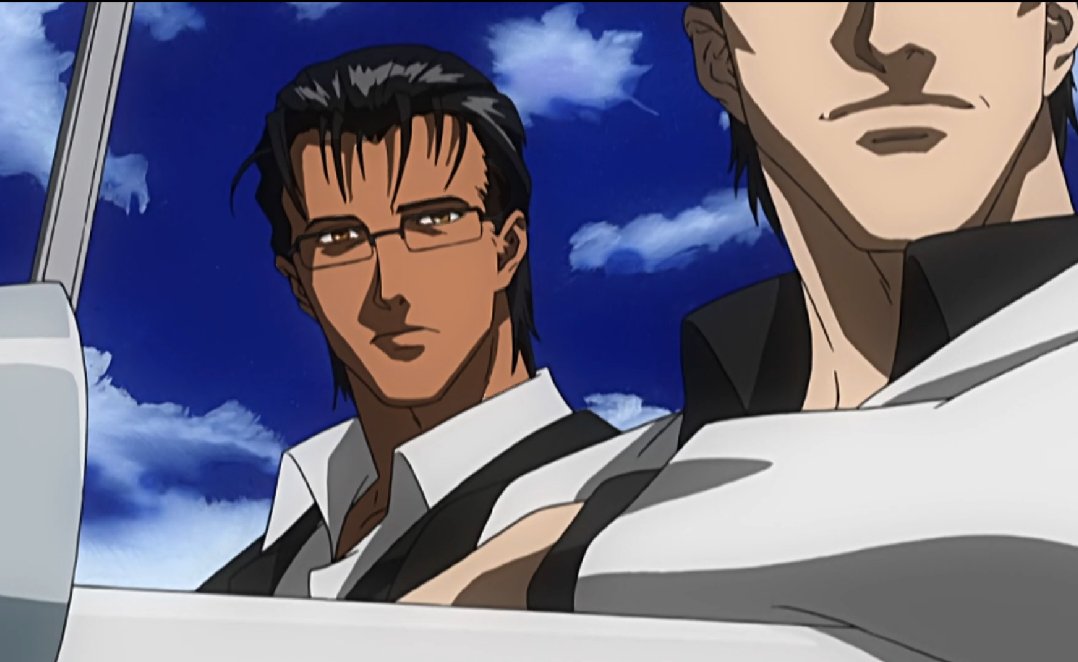 nyxchipz's tweet photo. Screenshot edits of anime Brandon with his skin tone from the games
#gungrave https://t.co/eiaT3pUylL