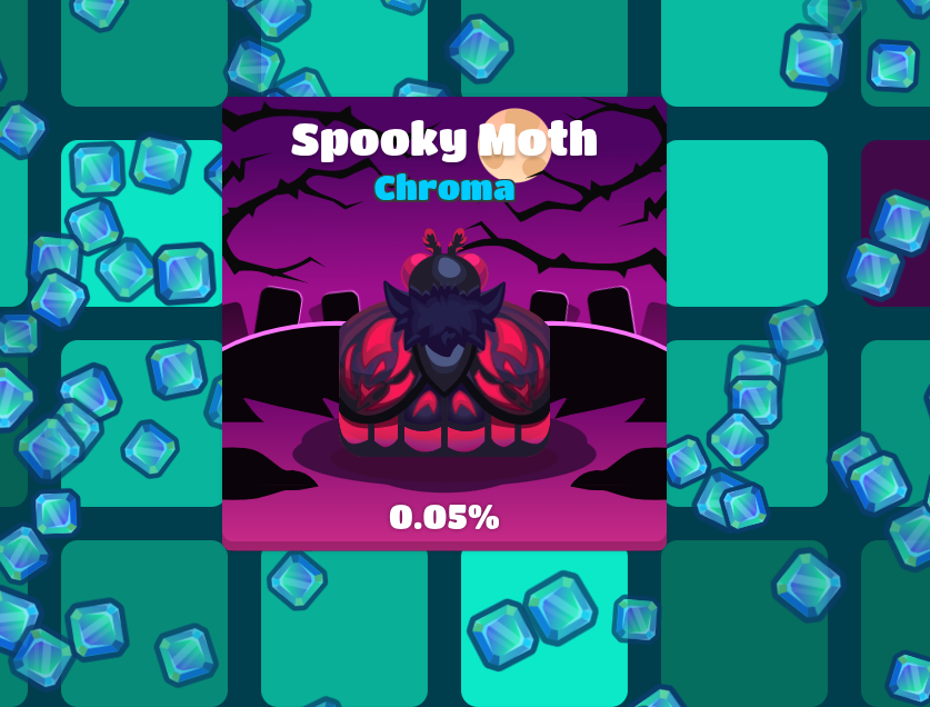 Flawlessship's tweet photo. I GOT 2 SPOOKY MOTHS IN THE SAME PACK https://t.co/1xxNQHST0j
