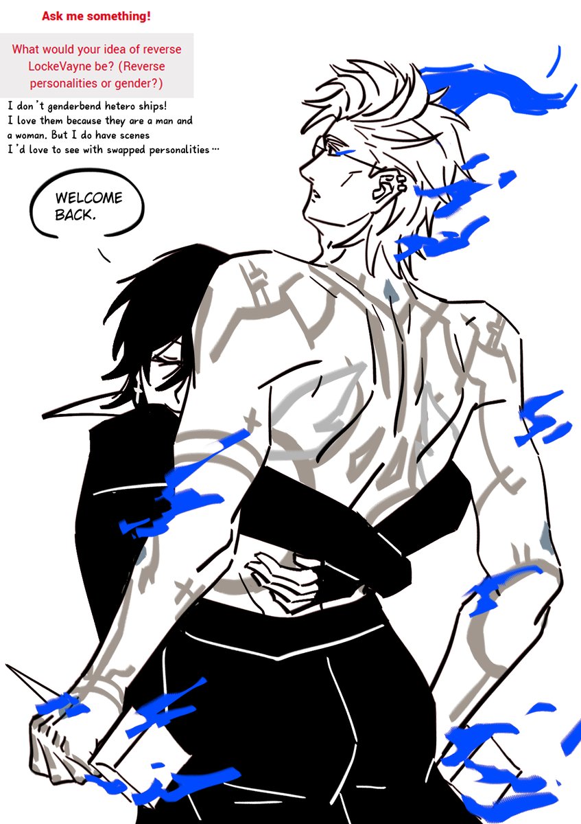Sillyneko101's tweet photo. Reverse personalities
#locke #vayne https://t.co/WRG5o9bzCz