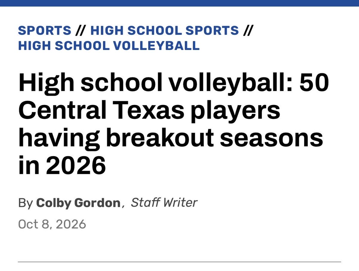 weissvolleyball's tweet photo. 🚨Statesman Breakout Players‼️ Congrats Madi on the recognition 🔥 Keep up the work 👏👏👏 #EarnedNotGiven #TheStandard #FAMILY #BeTheOneWolfpack @var_austin @vype_atx @Weiss_ABC @pfisd @PfISDAthletics https://t.co/IETJFC7lmE