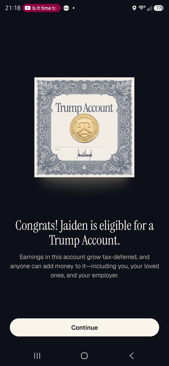 Nathan55420225's tweet photo. Got my first kids account going!
#TrumpAccount https://t.co/JNyiDoiJ5l