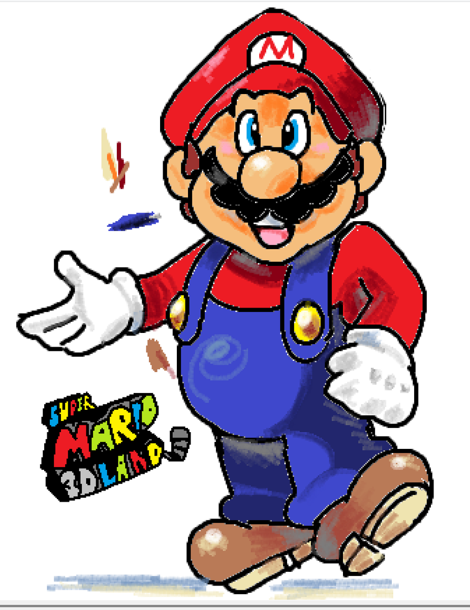 FromNoth2Somth's tweet photo. some things i like #mspaint #MarioFanart https://t.co/tcMqOeXwrw
