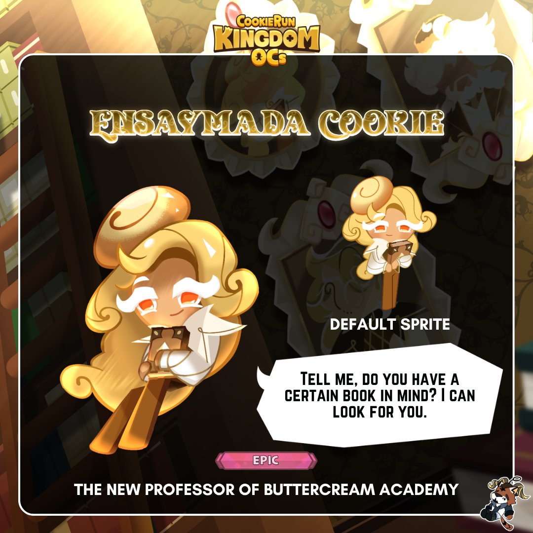 SpicyPeachMango's tweet photo. The first Cookie to be introduced in Buttercream Academy Trilogy
#cookierunkingdom #cookierunkingdomoc https://t.co/BBfakZydPI