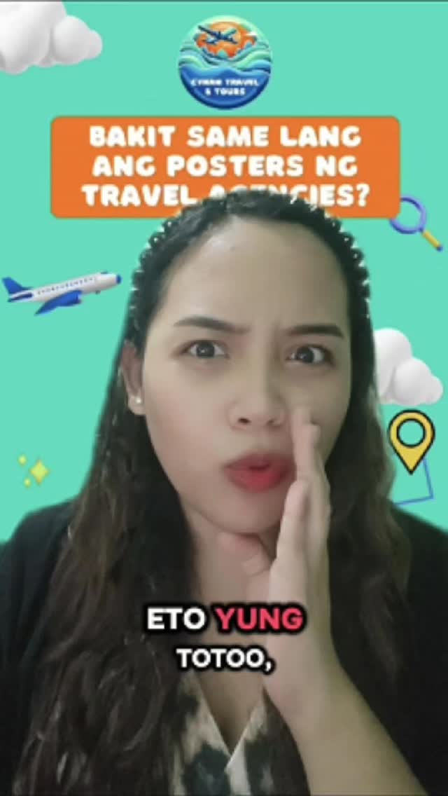 83ruzgar's tweet photo. Napansin nyo na ba? Bakit parang pare-pareho ang posters ng mga travel agency? Narito ang dapat nyong malaman bago kayo mag-book. https://t.co/z2wrGAATs9