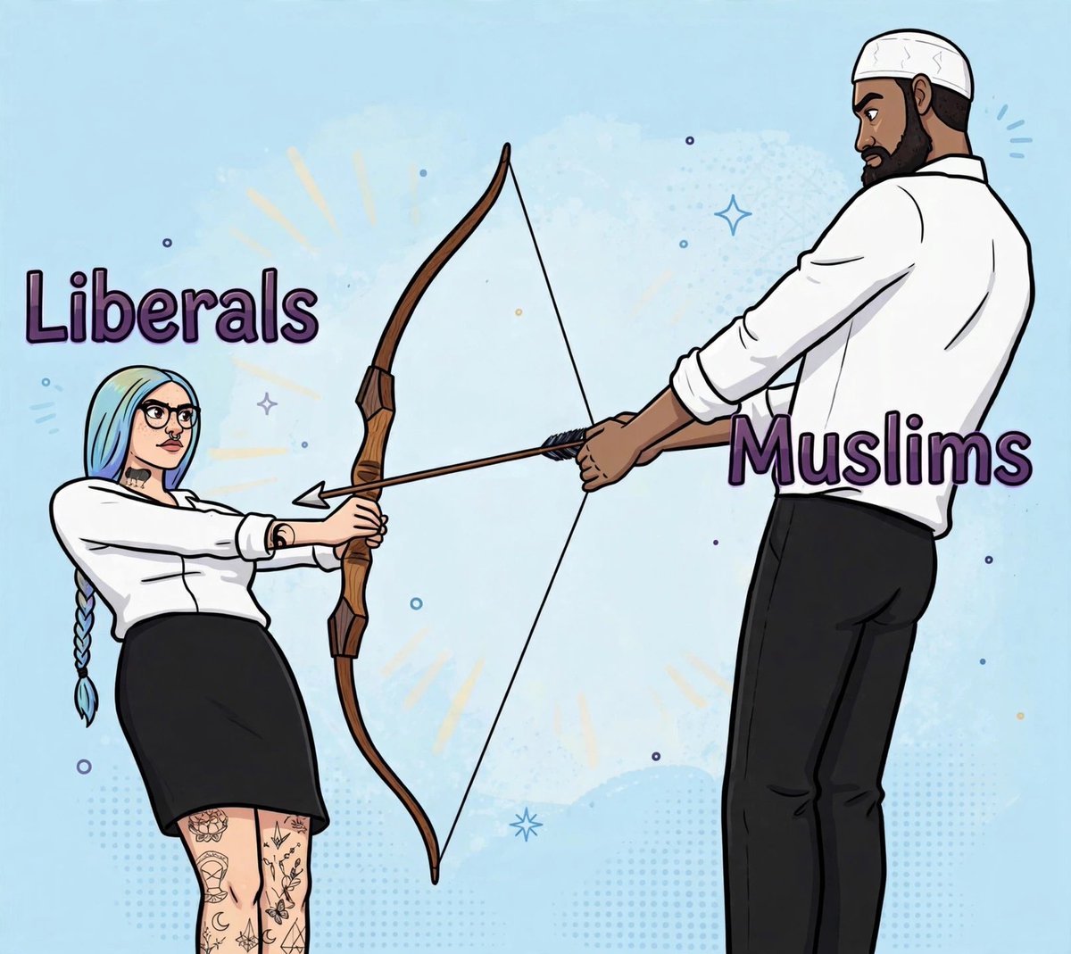 JustAnIranianIr's tweet photo. Can you see the liberal’s nose ring !?
Why everything in this meme is crazily accurate !? https://t.co/wJJiYAL7NN