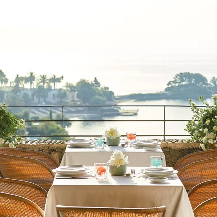 ErwynPiri's tweet photo. Corfu all-inclusive escape from £995pp. Stay 7 nights at Grecotel Eva Palace from Manchester on 5 October 2026, in a double inland-view room. Beachfront sunsets, tropical gardens, elegant rooms, terrace dining, spa, sports and kids’ club. Prices https://t.co/WkvzoAtDzC