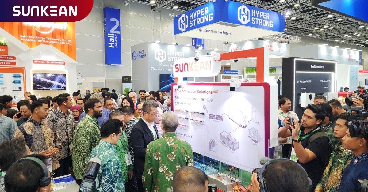 sunkean_energy's tweet photo. At IGEM 2026 in Kuala Lumpur, SUNKEAN signed a Memorandum of Understanding with InverPower, marking an important step in our collaboration and opening new opportunities in the Malaysian market. 🤝
#SUNKEAN #PowerCollection #UtilityScaleSolar #SolarEnergy #RenewableEnergy https://t.co/LzG6ceTTLh