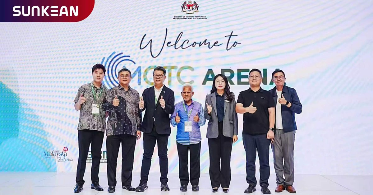 sunkean_energy's tweet photo. At IGEM 2026 in Kuala Lumpur, SUNKEAN signed a Memorandum of Understanding with InverPower, marking an important step in our collaboration and opening new opportunities in the Malaysian market. 🤝
#SUNKEAN #PowerCollection #UtilityScaleSolar #SolarEnergy #RenewableEnergy https://t.co/LzG6ceTTLh